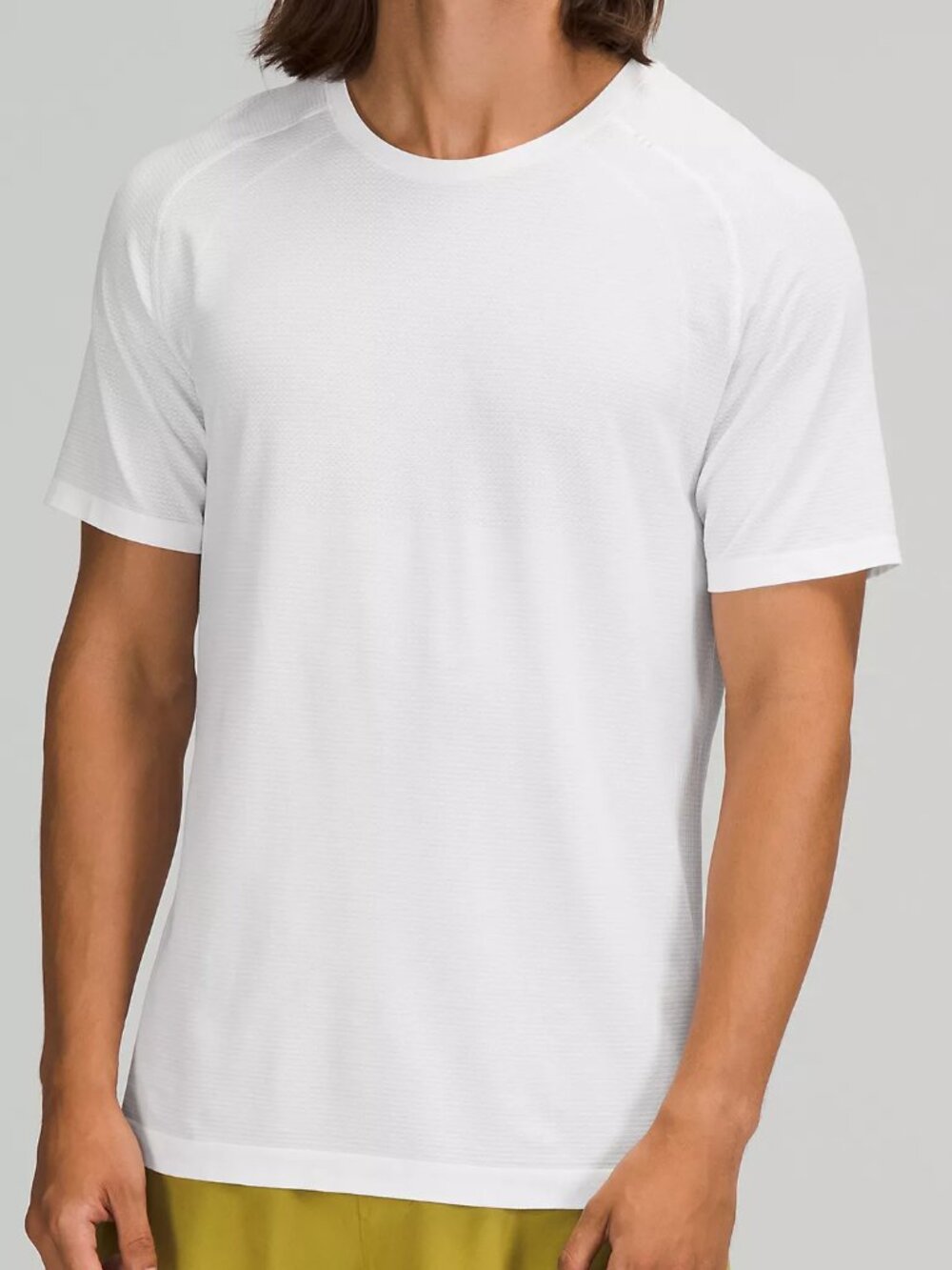 Lululemon Metal Vent Tech Short Sleeve Tee Shirt - White - Medium